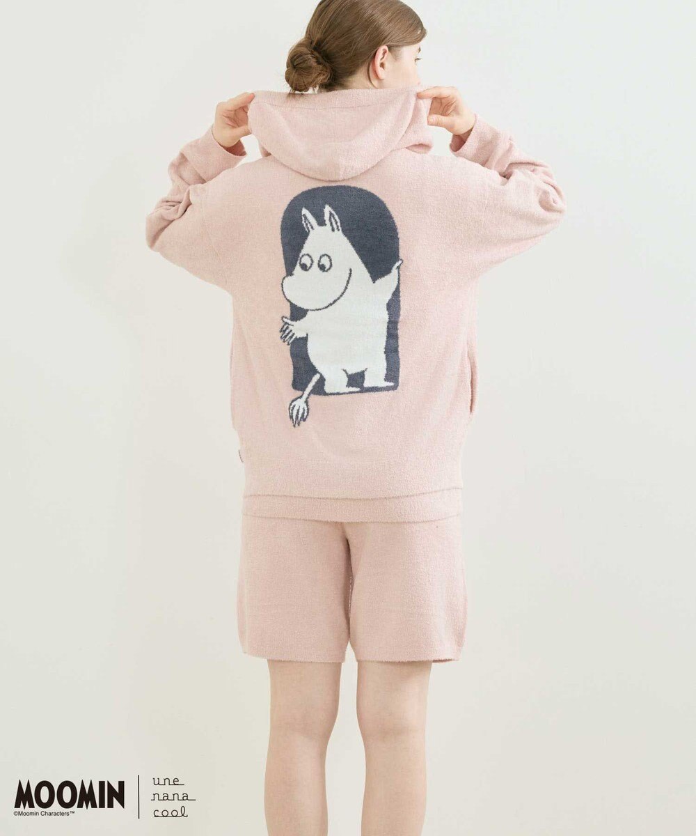 une nana cool 【ムーミン】 MOOMIN * une nana cool  なめらかふわふわフルジップパーカー 