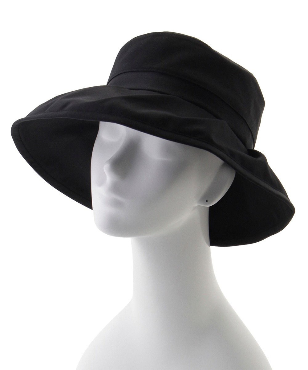 MOONBAT 【遮光100％/遮熱/UV】HIROKO KOSHINO(ヒロコ コシノ)遮光シアー カサブランカ 帽子 ゆったりMサイズ 手洗い可能/サイズ調整可能/日本製 