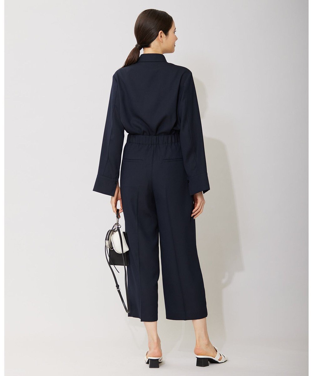 ICB L 【接触冷感・UVケア・速乾・洗える】FluidBackSatin スリットスリーブシャツ 