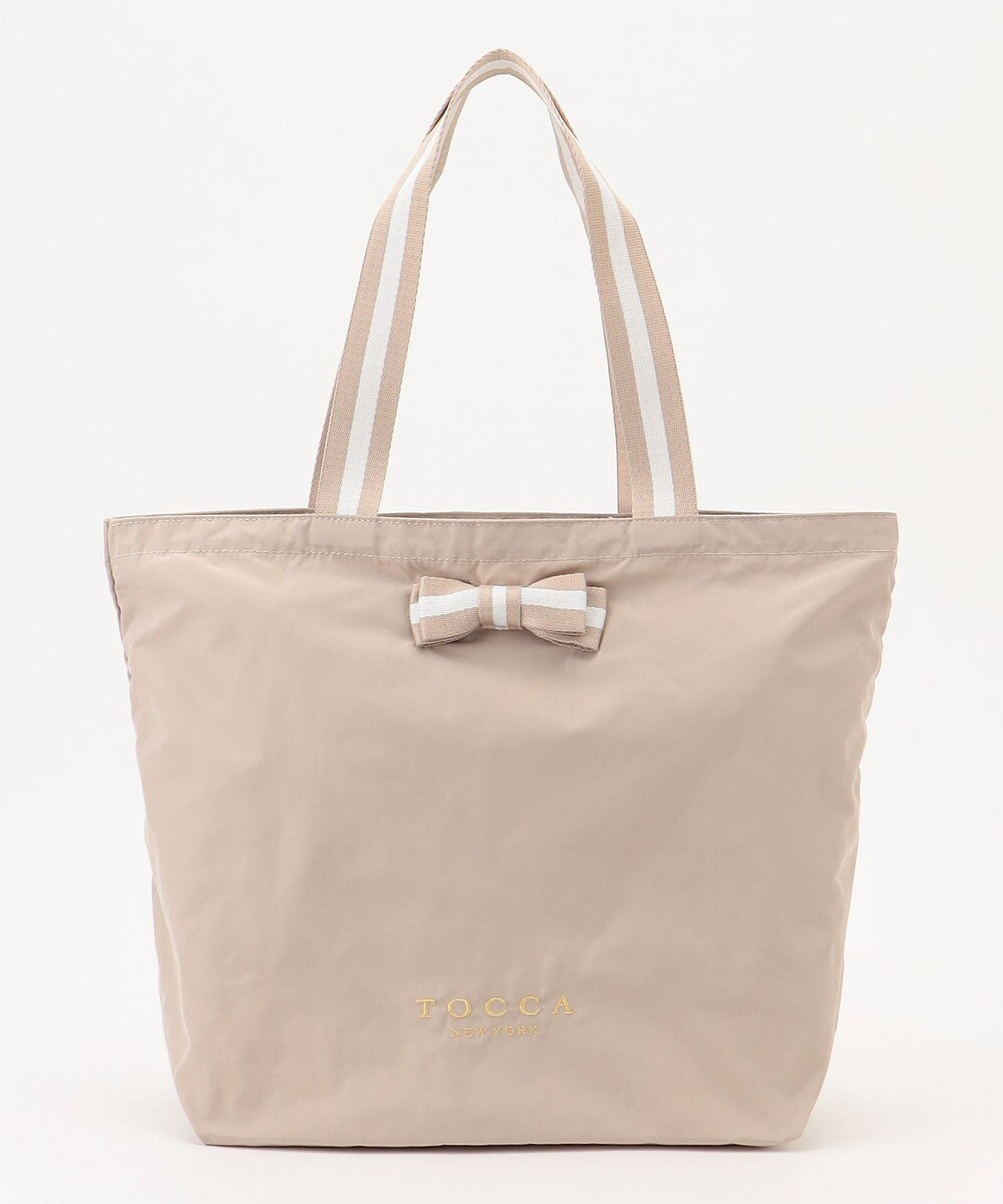 TOCCA 【WEB限定・A4サイズ対応】BICOLOR RIBBON ECOBAG エコバッグ 