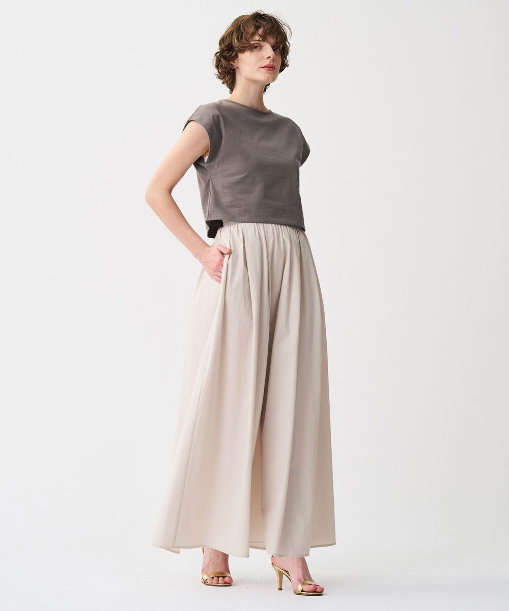 uncrave カラータイプライター フレアスカート 