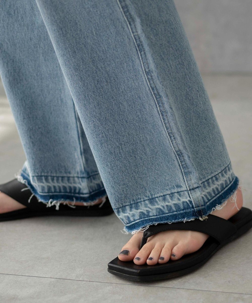 WEGO セミフレアデニムパンツ 