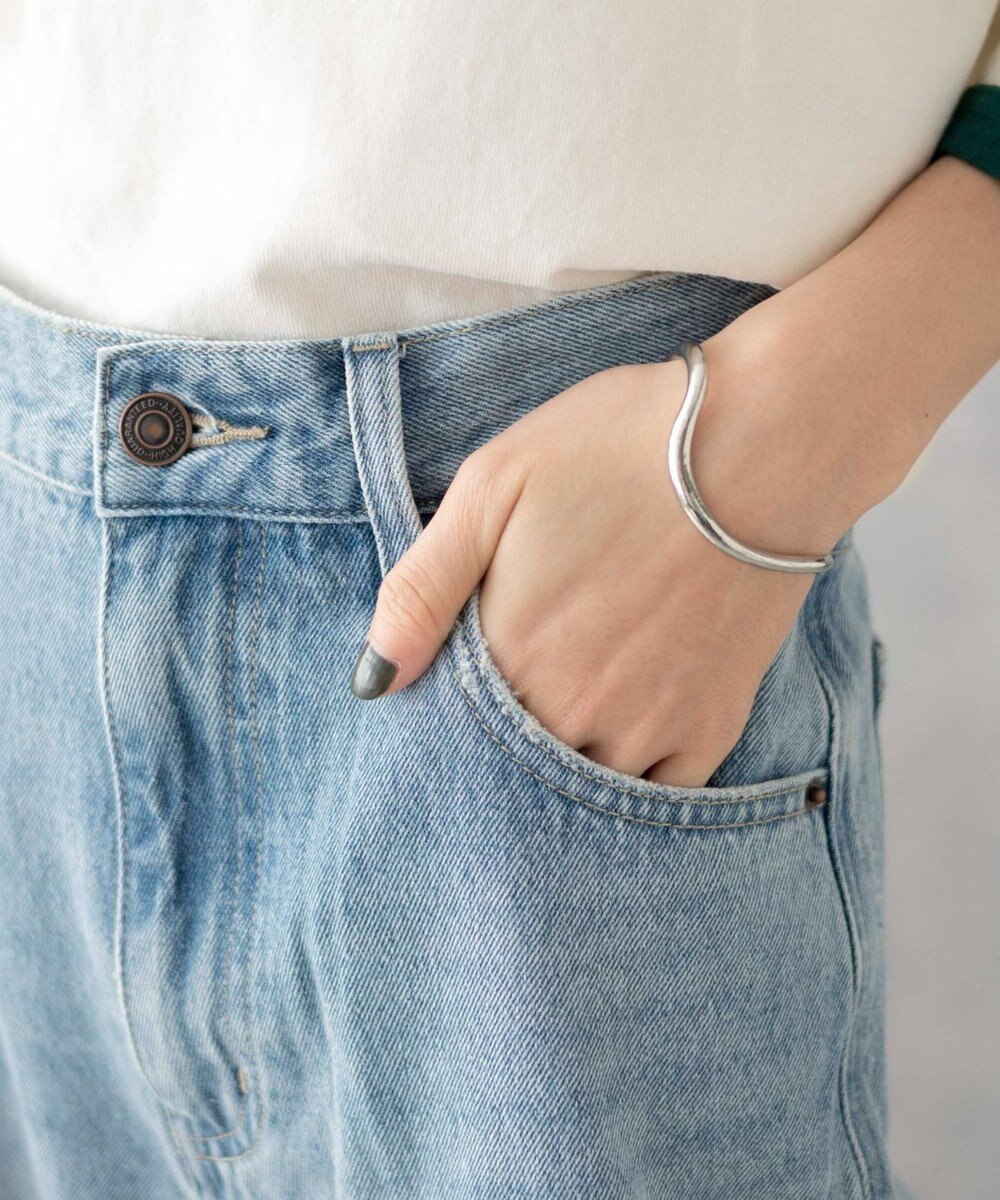 WEGO セミフレアデニムパンツ 