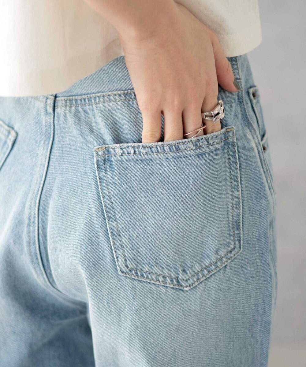 WEGO セミフレアデニムパンツ 