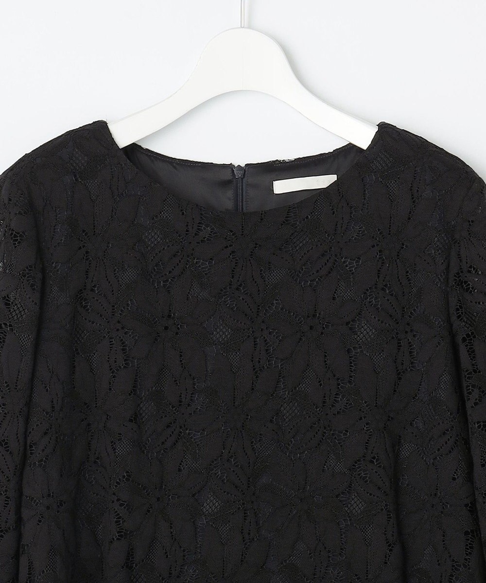 自由区 L 【17号サイズまで展開・カタログ掲載】トリアセダブルクロスレース ワンピース 