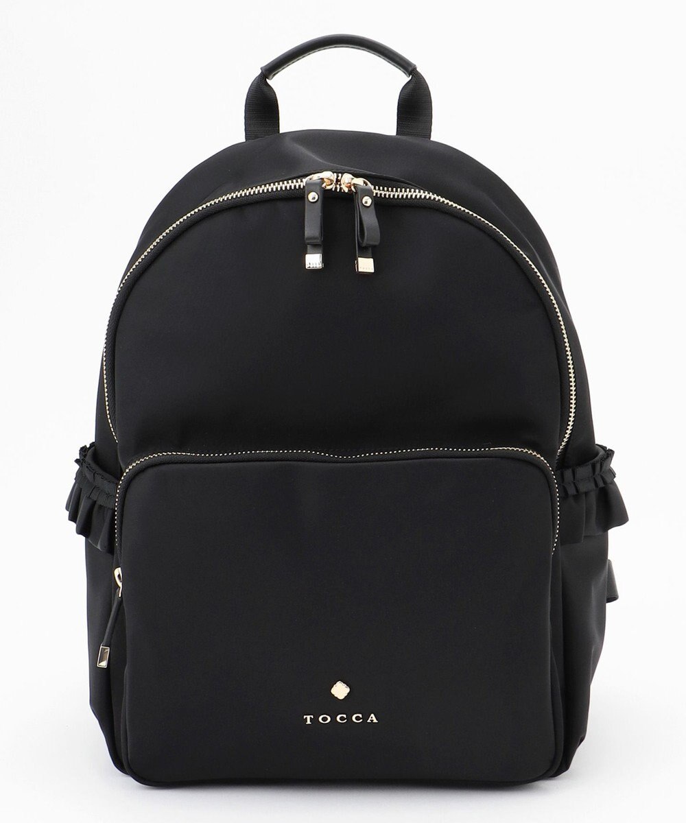 TOCCA 【A4サイズ対応・撥水】SIDE FRILL BACKPACK バックパック 