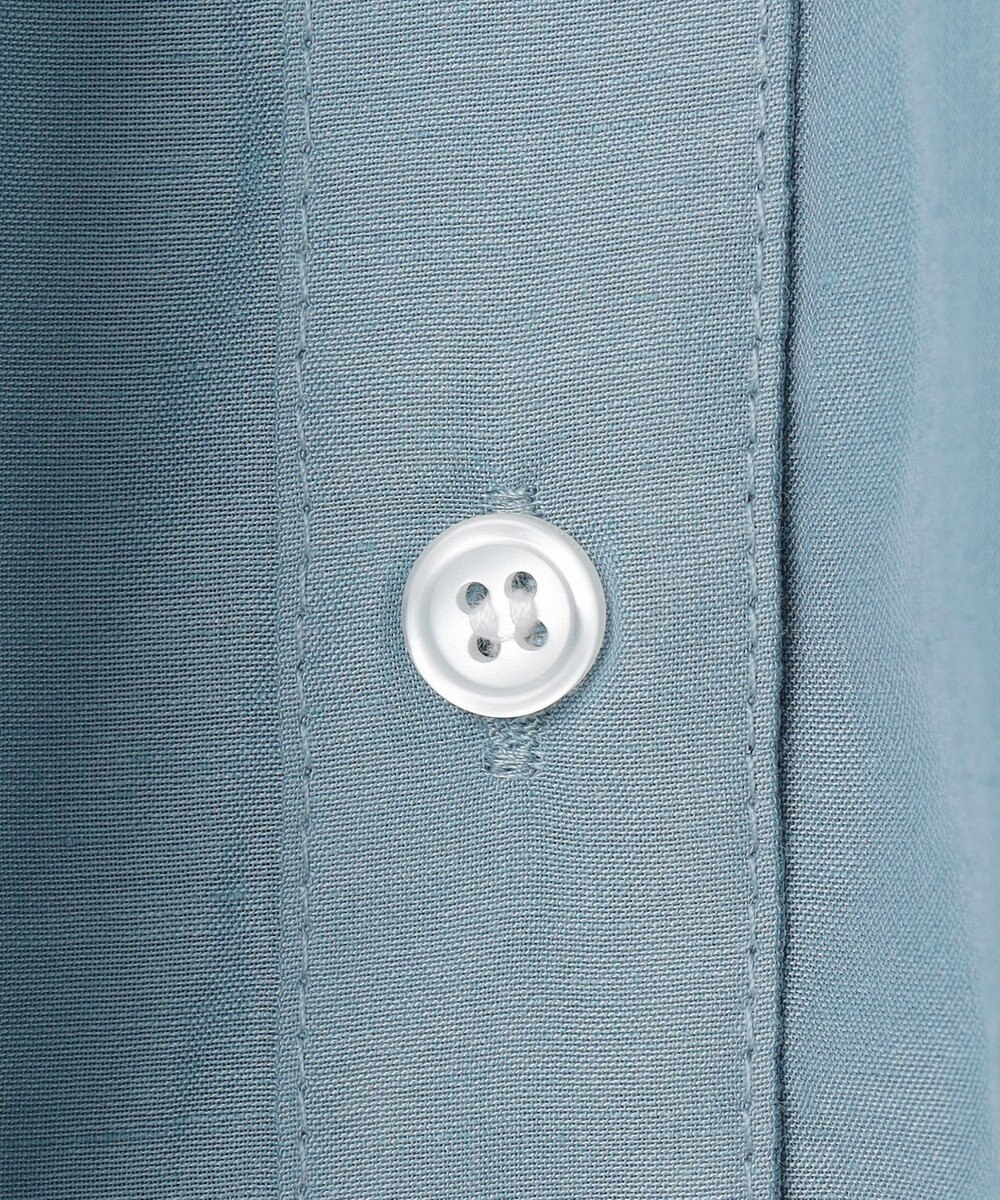 ANY シアーテックリネンギャザーブラウス 