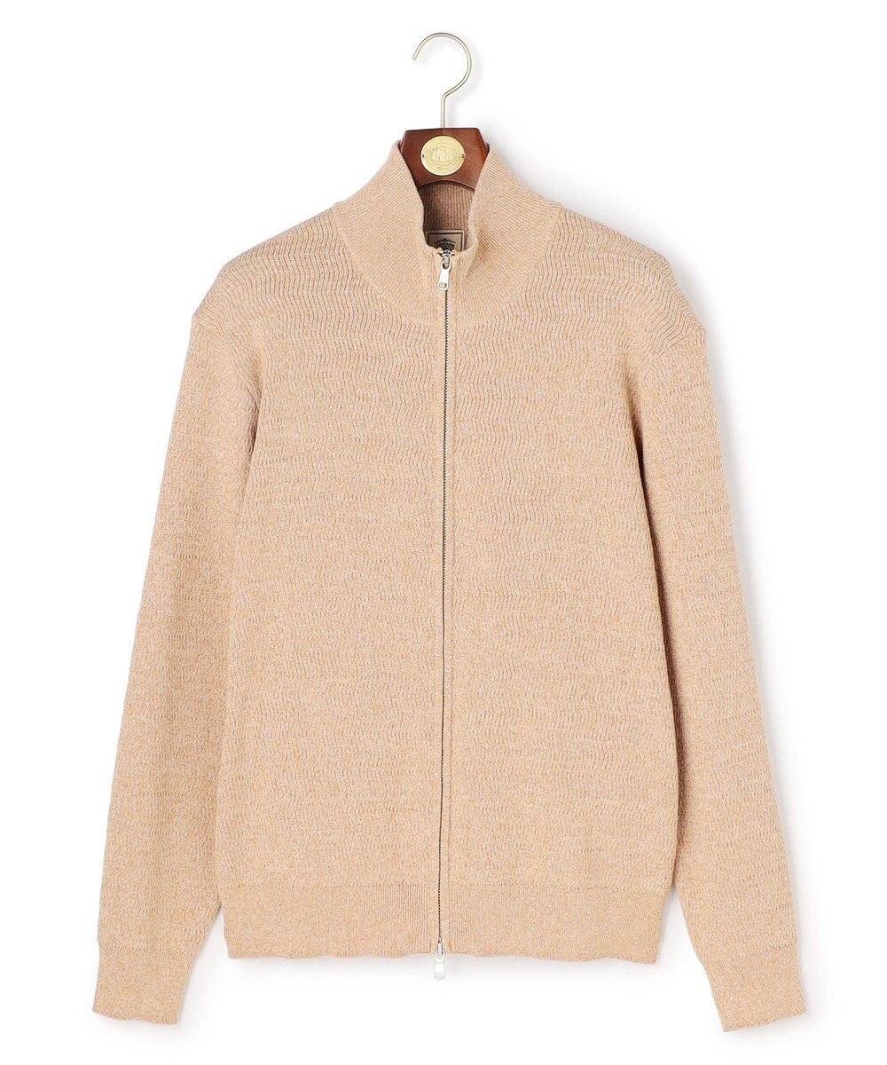 J.PRESS MEN ギマコットンフルジップ カーディガン 