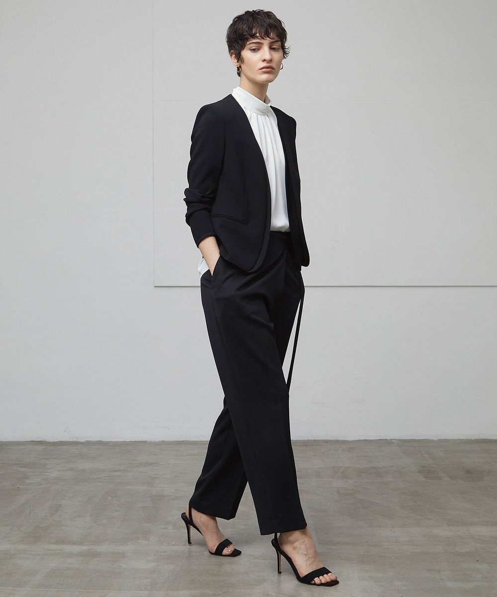 BEIGE， 【L-size】CINDY / ダブルカラージャケット 