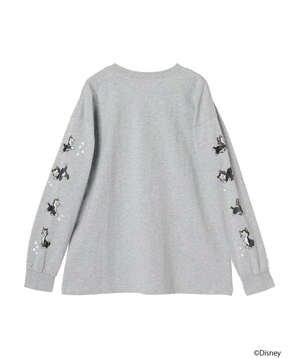 earth music&ecology Ｄｉｓｎｅｙ／袖プリントフィガロロンＴ 