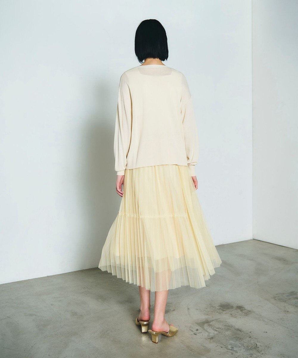 GRACE CONTINENTAL ティアードラップチュールスカート 