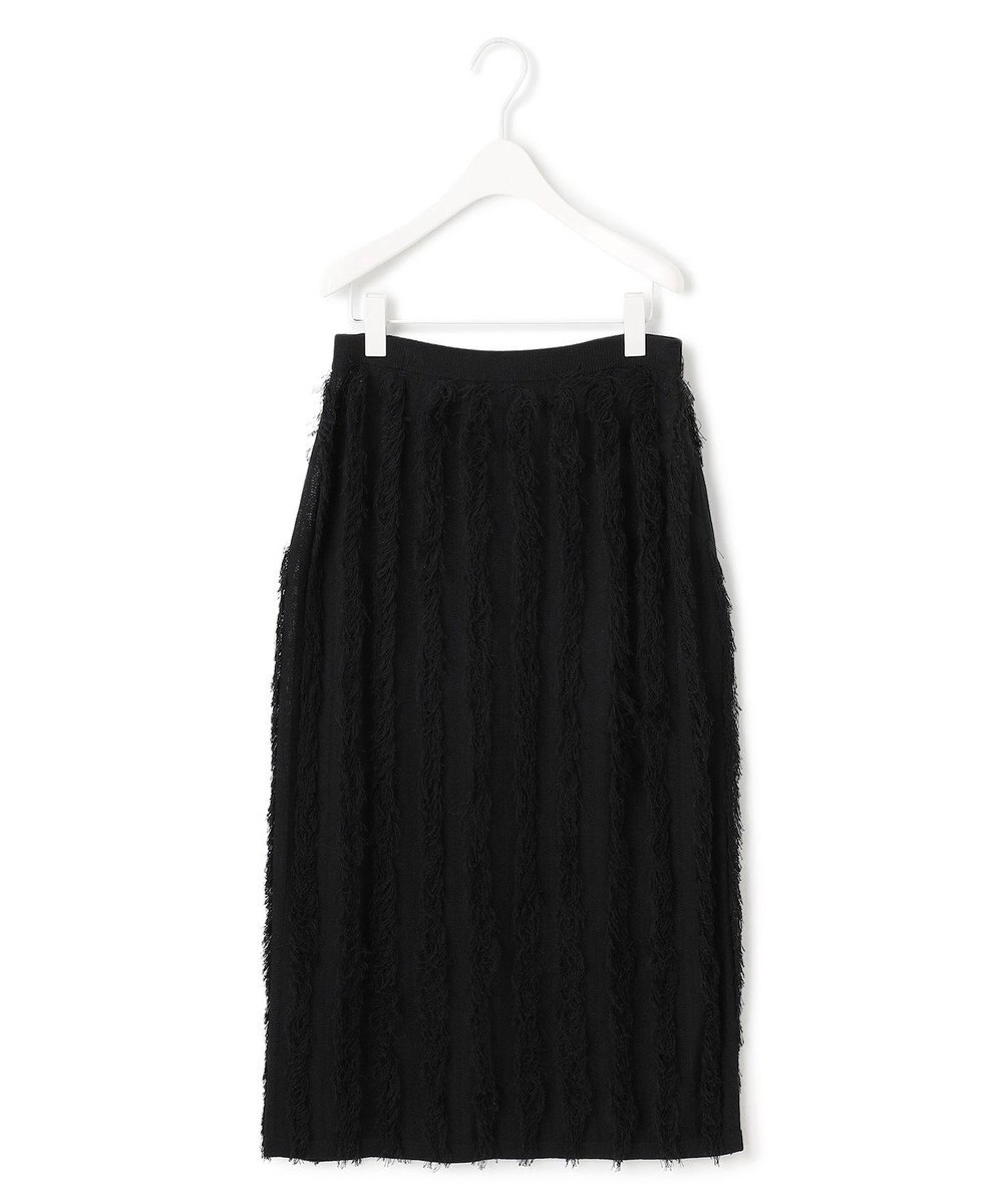 ICB 【洗える】カットジャガード ニットスカート 