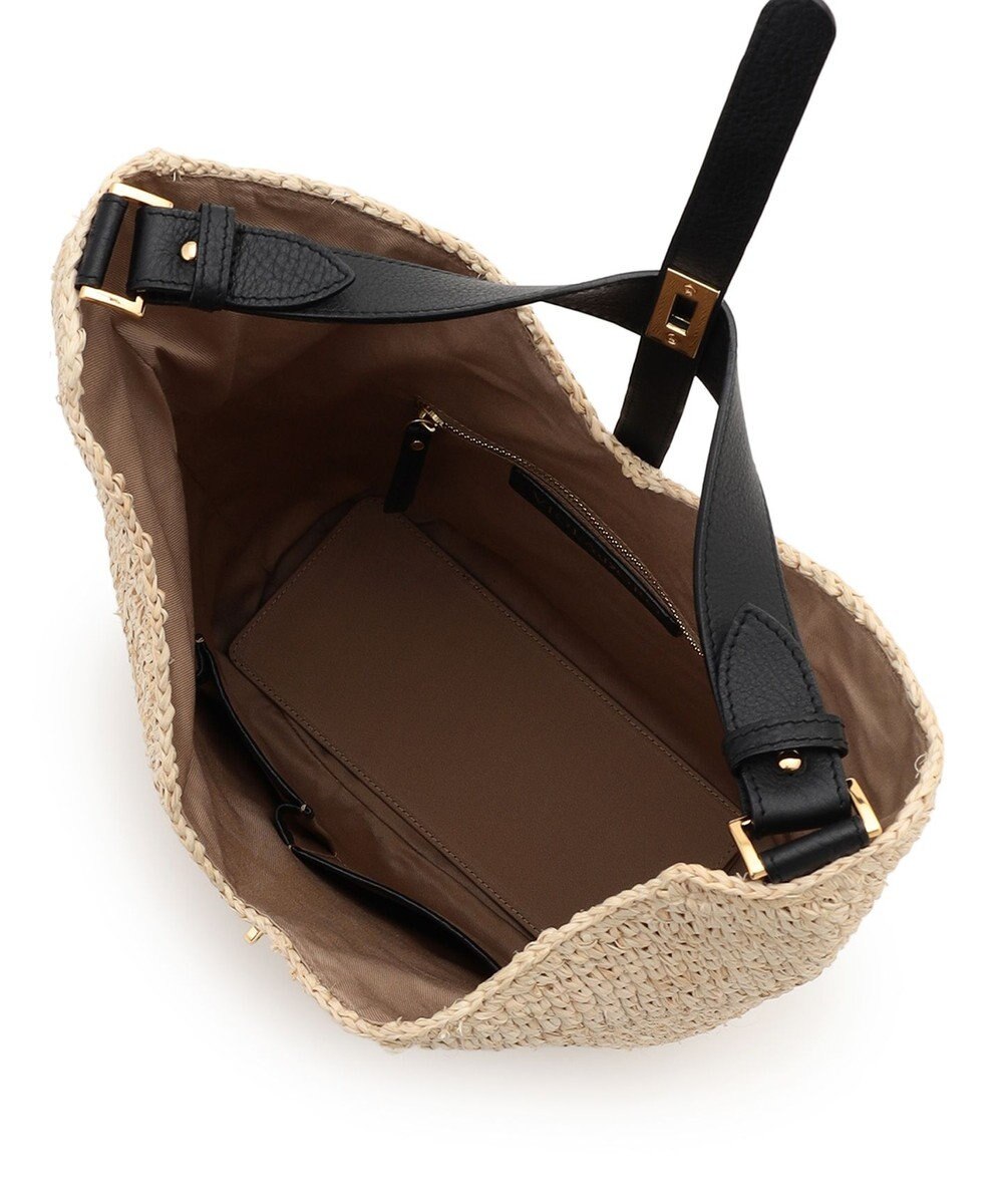 23区 VIOLAd'ORO ラフィア ビッグ トートバッグ 