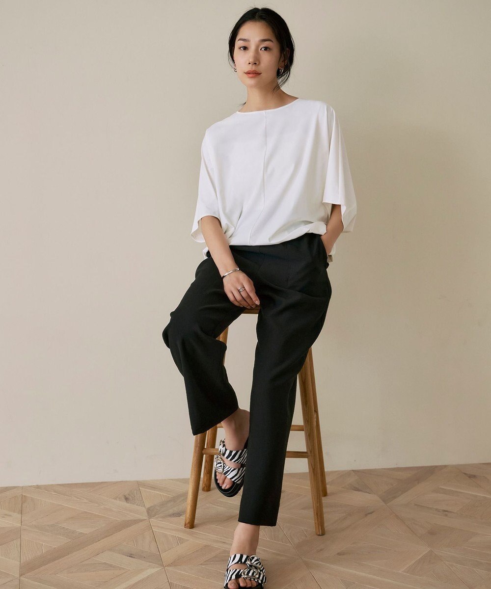 ICB L 【UVカット・接触冷感・速乾・洗える】マットスキューバ ドルマンスリーブプルオーバー 