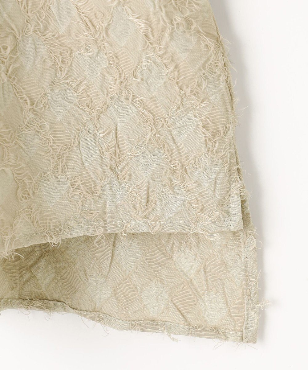 自由区 【セットアップ対応】ワッシャーカットジャカード ブラウス 