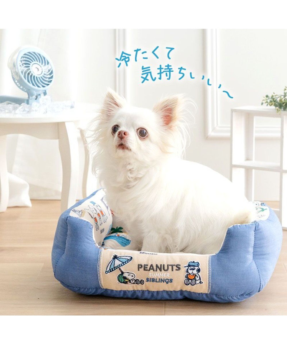 PET PARADISE スヌーピー クール 四角カドラー 《サマーバケーション柄》 Ｓ 