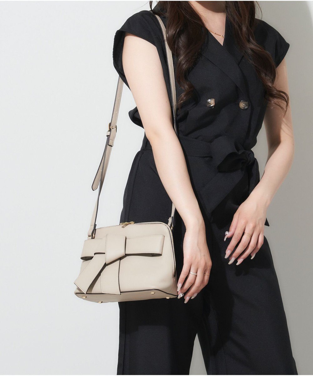 LA BAGAGERIE 【maison vert】【多収納】リボンショルダー 