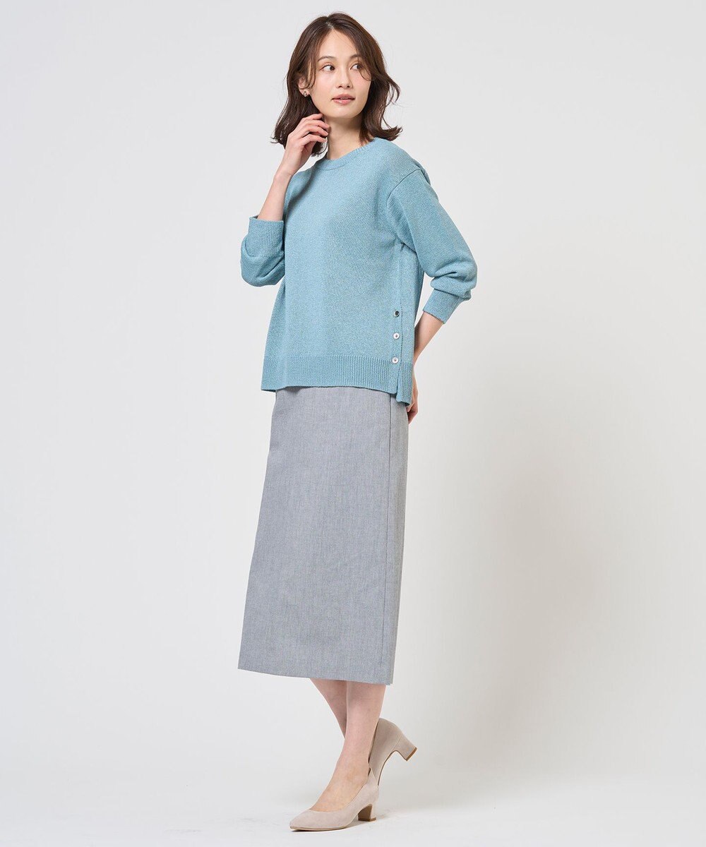 J.PRESS LADIES L DRY COMFORT クルーネック ニット 