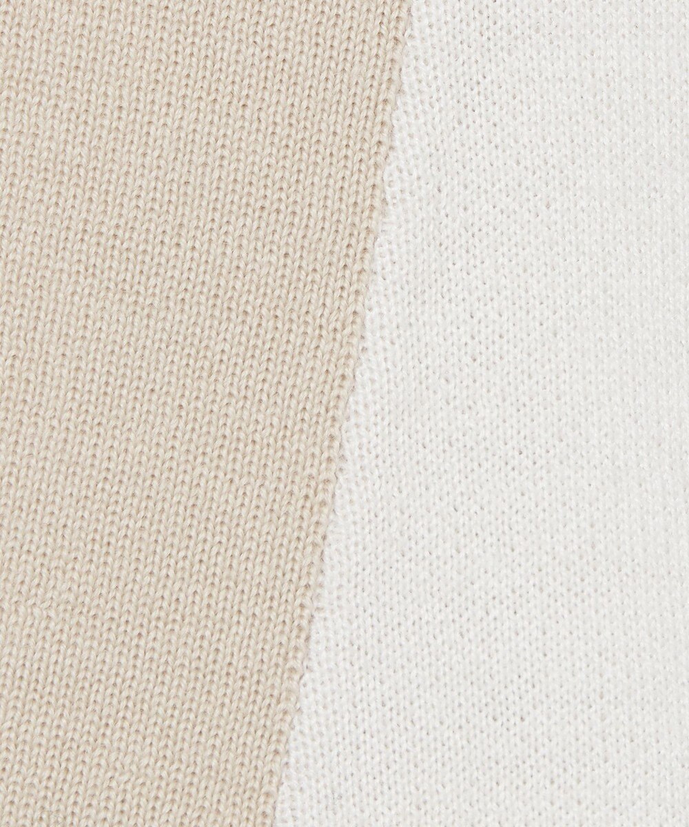 JOSEPH ウールシルクバイカラー　カーディガン 