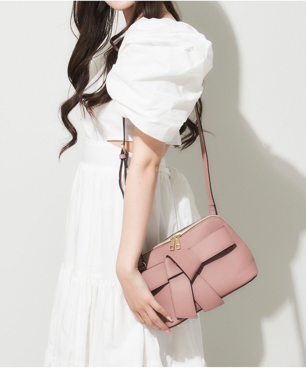 LA BAGAGERIE 【maison vert】【多収納】リボンショルダー 