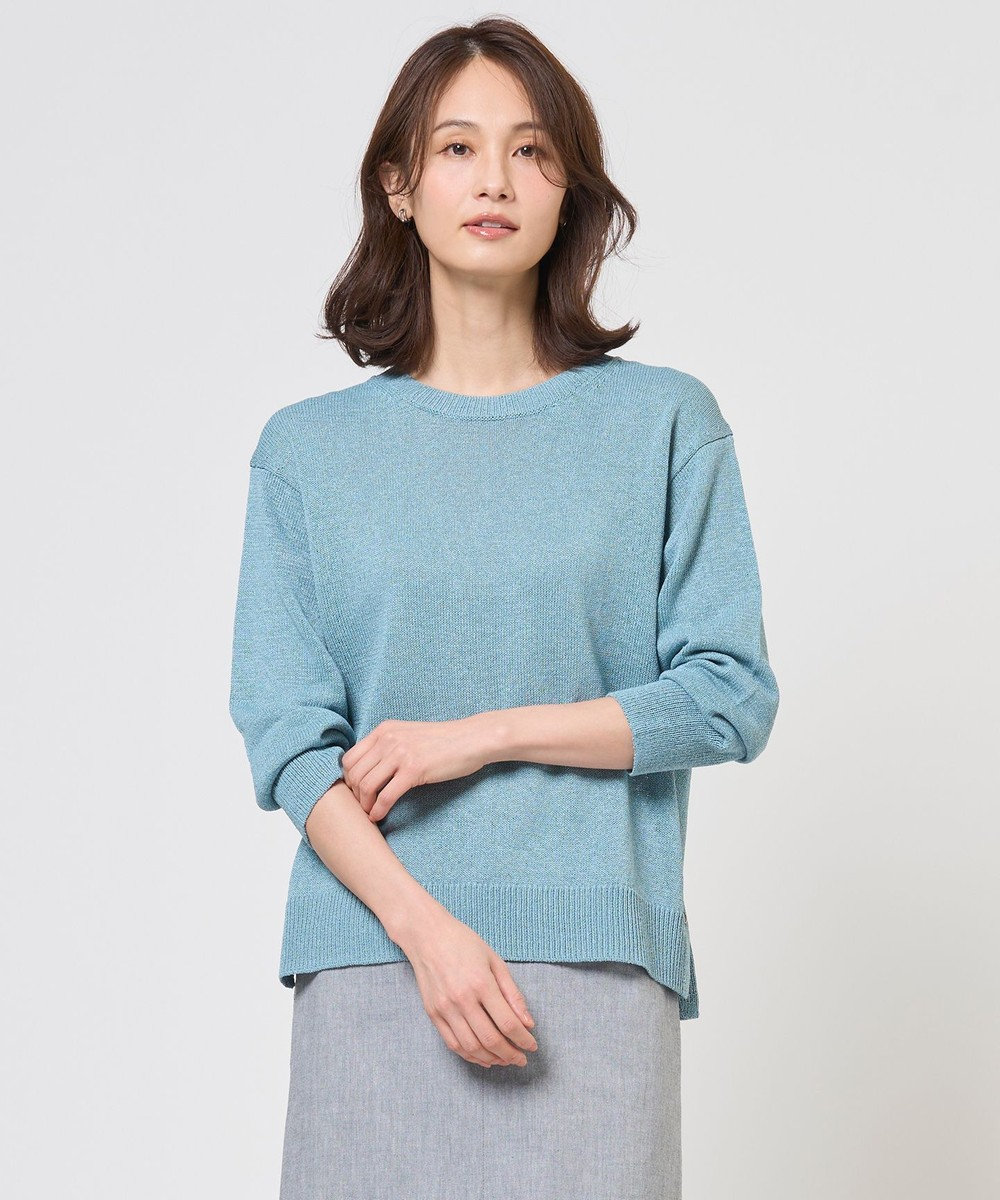 J.PRESS LADIES L DRY COMFORT クルーネック ニット 
