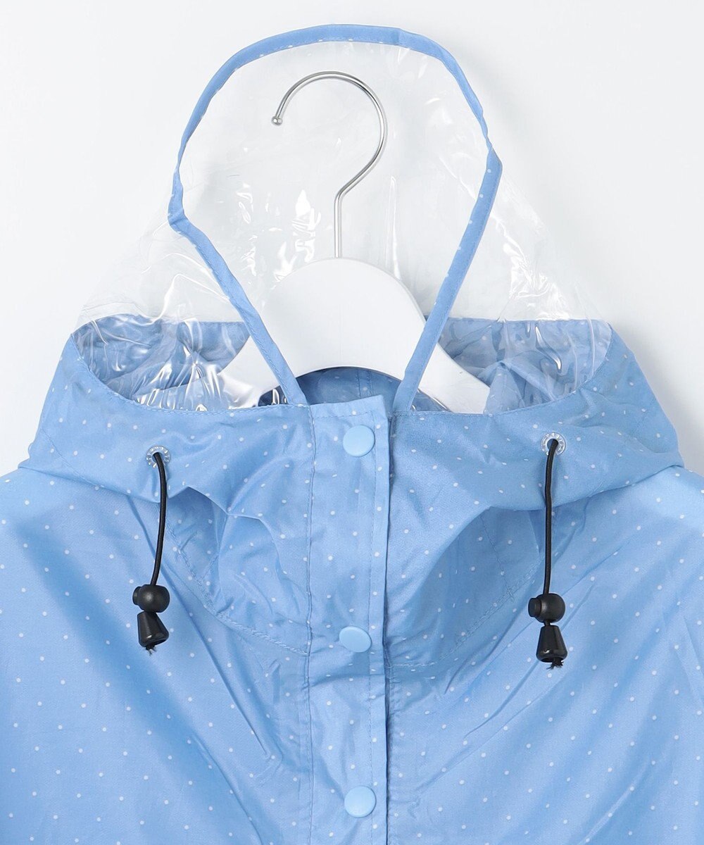 MOONBAT FLAT PURE サイクル レインポンチョ ドット 自転車 収納袋付き 