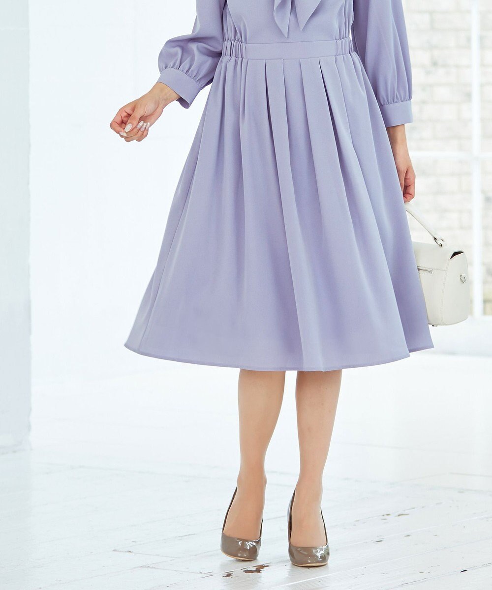 Tiaclasse 【洗える】リボンボウタイワンピース 