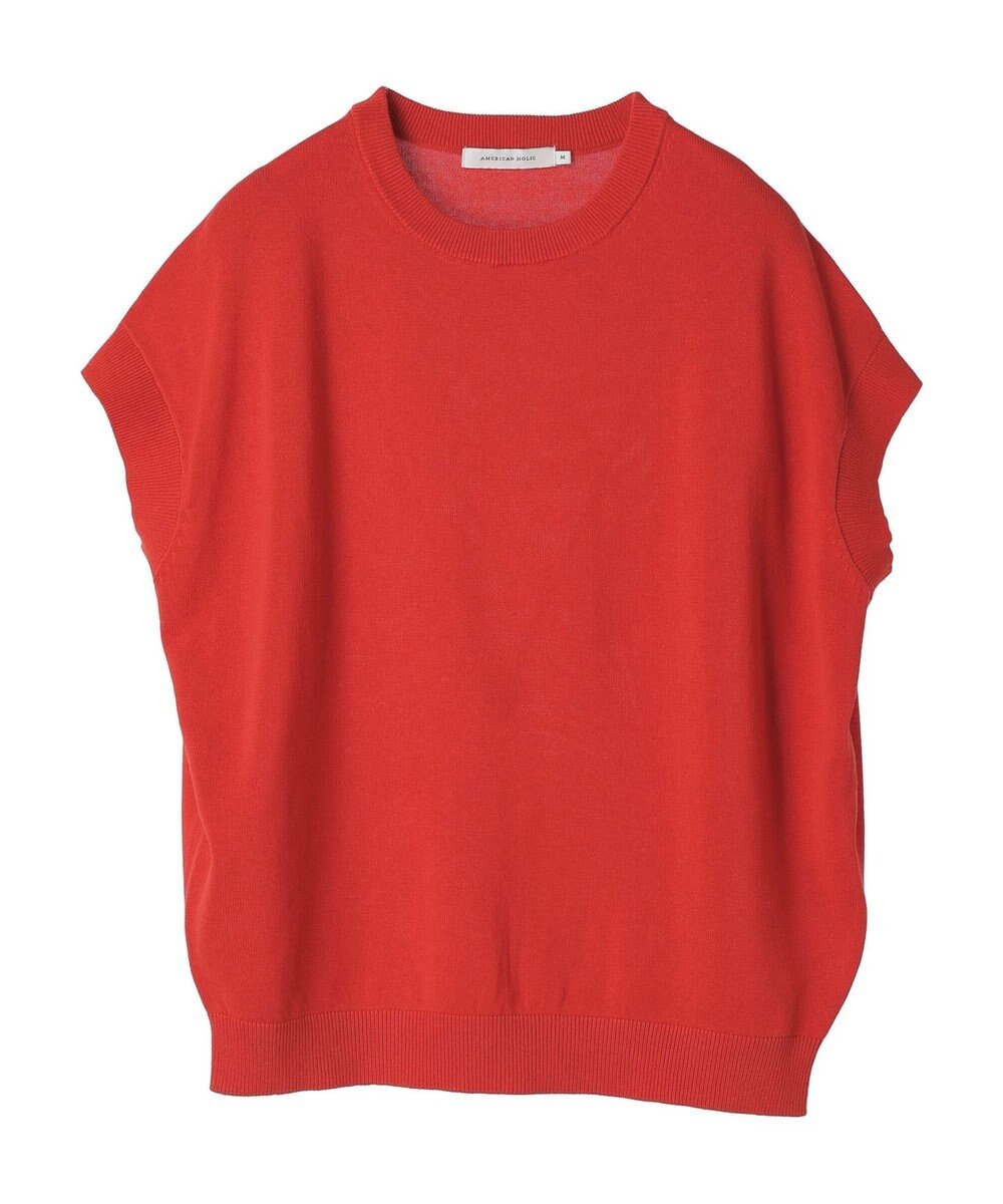 AMERICAN HOLIC フレンチスリーブニットプルオーバー 