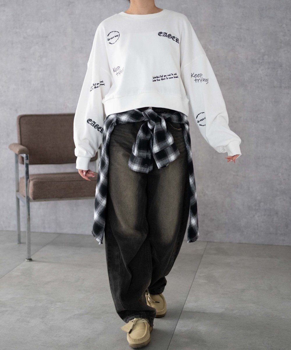 WEGO スクリブルグラフィックスウェット 