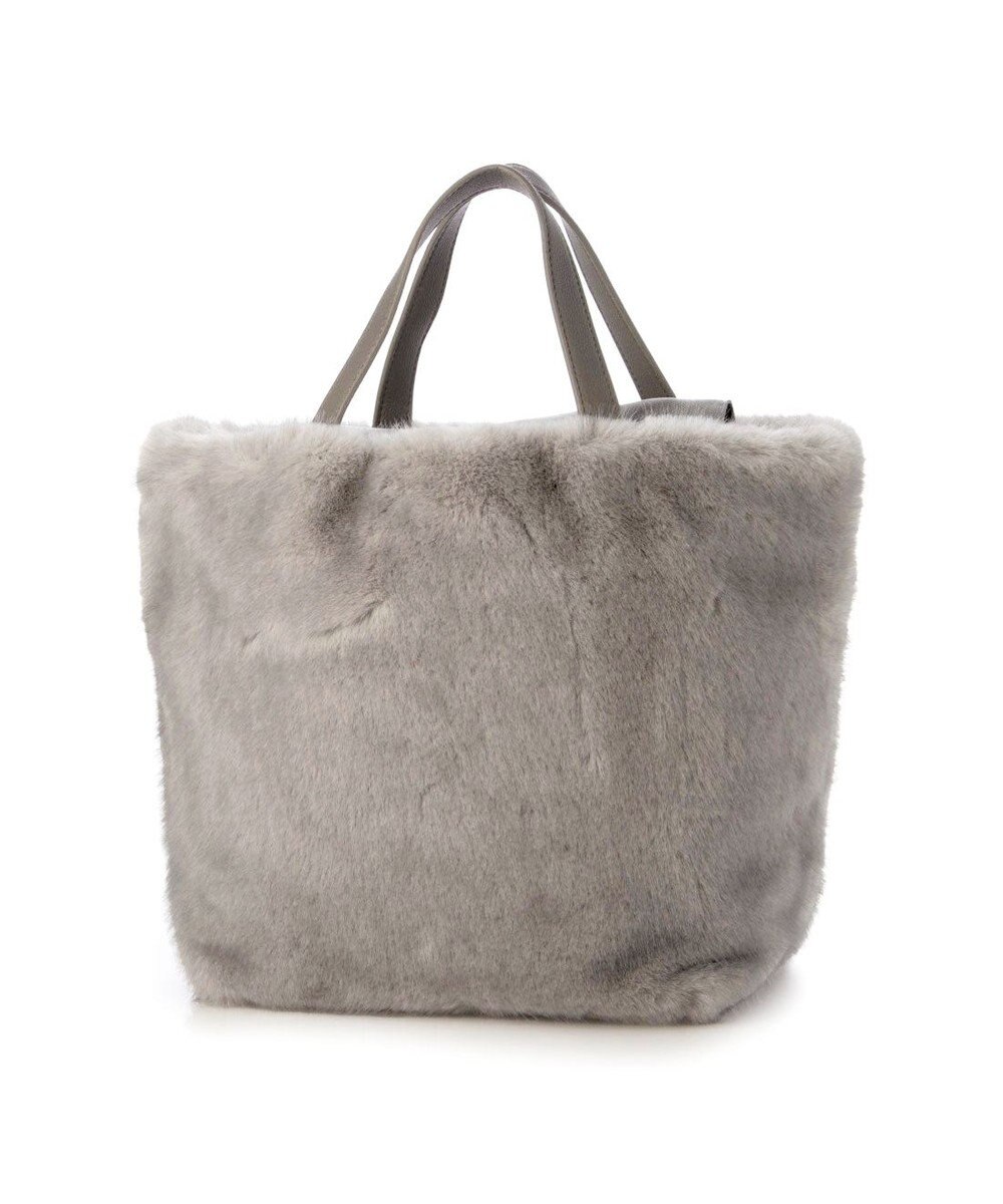UNBILLION カシュカシュ cachecache / ミンク風ファーシンプルトート 