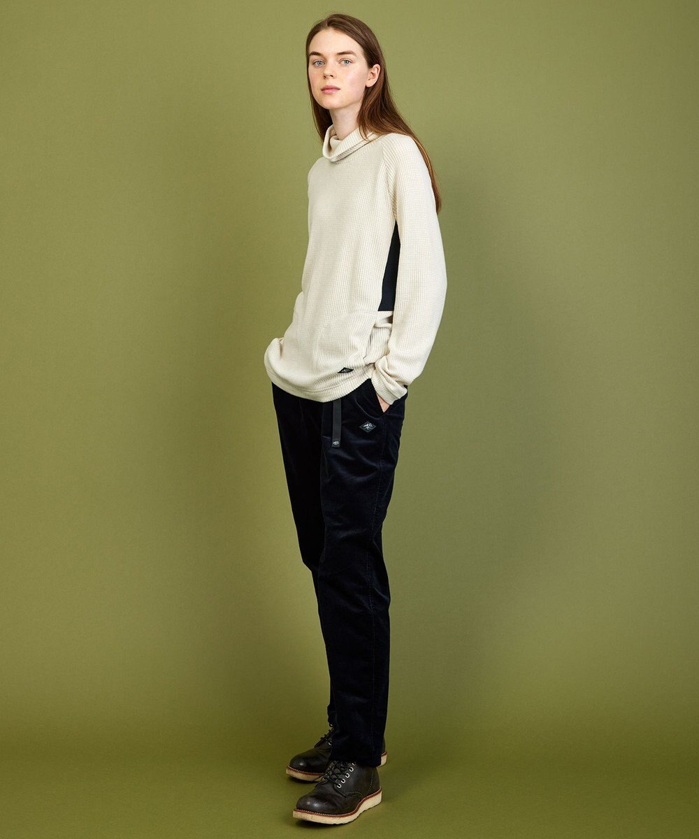 JOSEPH ABBOUD MOUNTAIN 【吸湿発熱/蓄熱保温/】 ソフトウォームワッフルタートル プルオーバー カットソー 