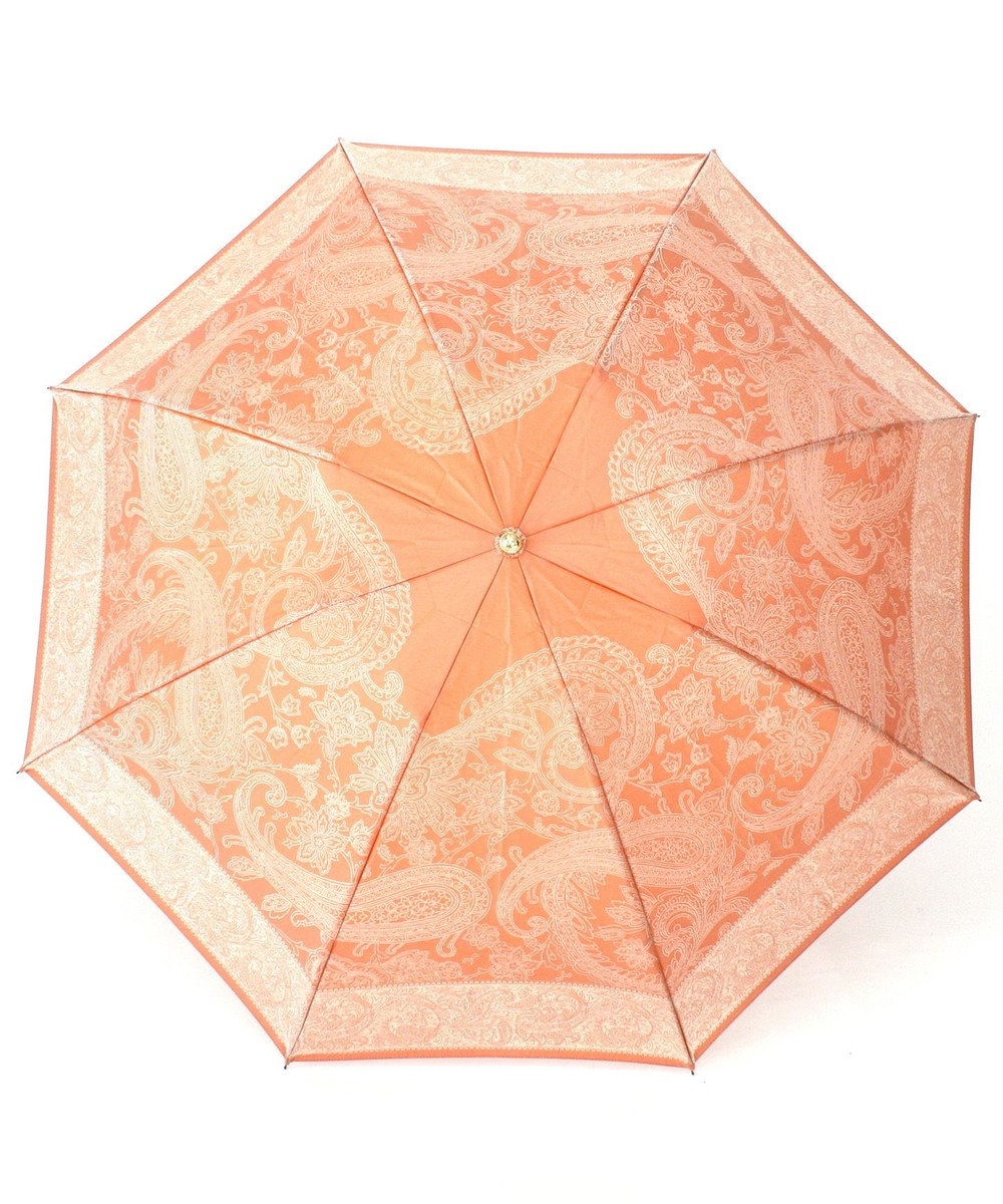 槇田商店 Kirie ペイズリー ビンテージアプリコット 折りたたみ傘 