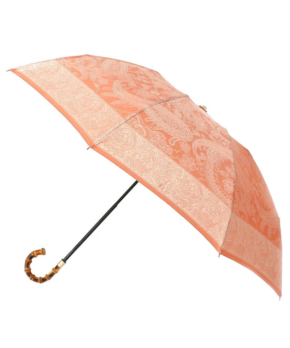 槇田商店 Kirie ペイズリー ビンテージアプリコット 折りたたみ傘 