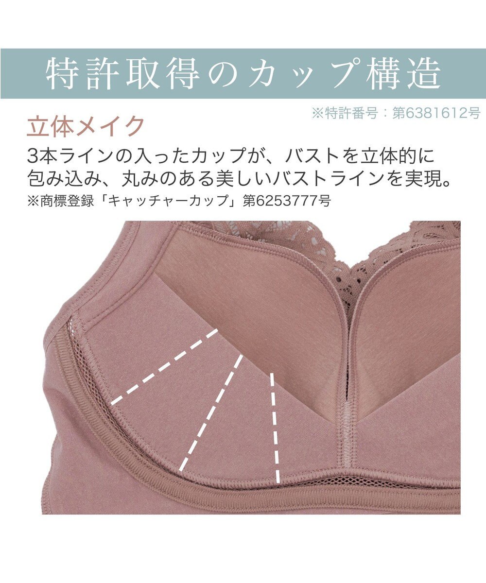BRADELIS New York 【BRADELIS Me】Sweet Night Bra ノンワイヤー 補正 ナイトブラ 就寝中のバスト崩れを防ぐ ブラジャー ブラデリス 