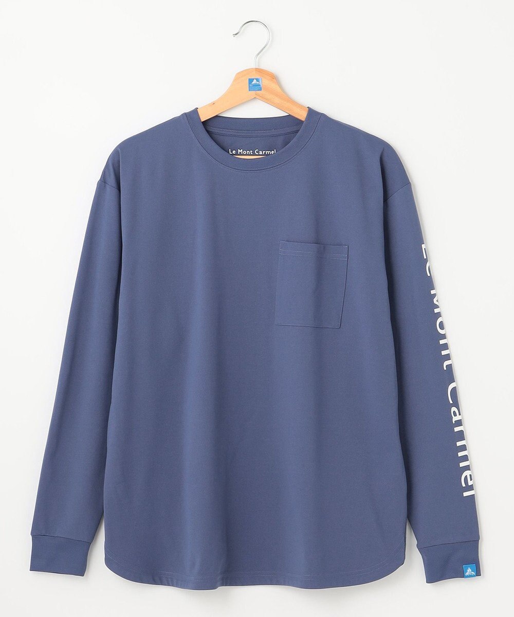 SHARE PARK LADIES 【UNISEX】吸水速乾 ショルダーロゴロングスリーブTシャツ（S・Mサイズ） 