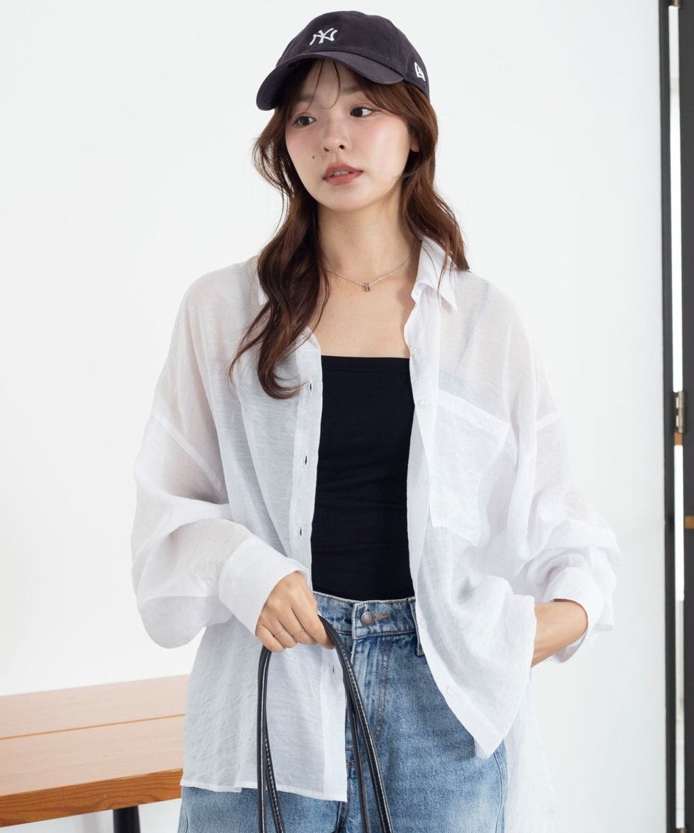 WEGO 【2026年春夏新作】シアーシャツ 