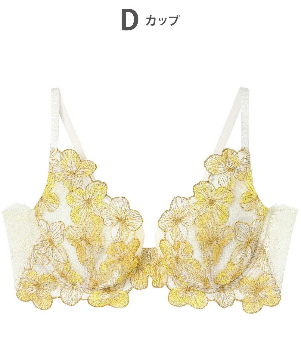 AMPHI ブラジャー ふっくらまる胸キープ 脇高設計 脇・背中スッキリ【Hold Day Bra】 BYJ311 アンフィ／ワコール 