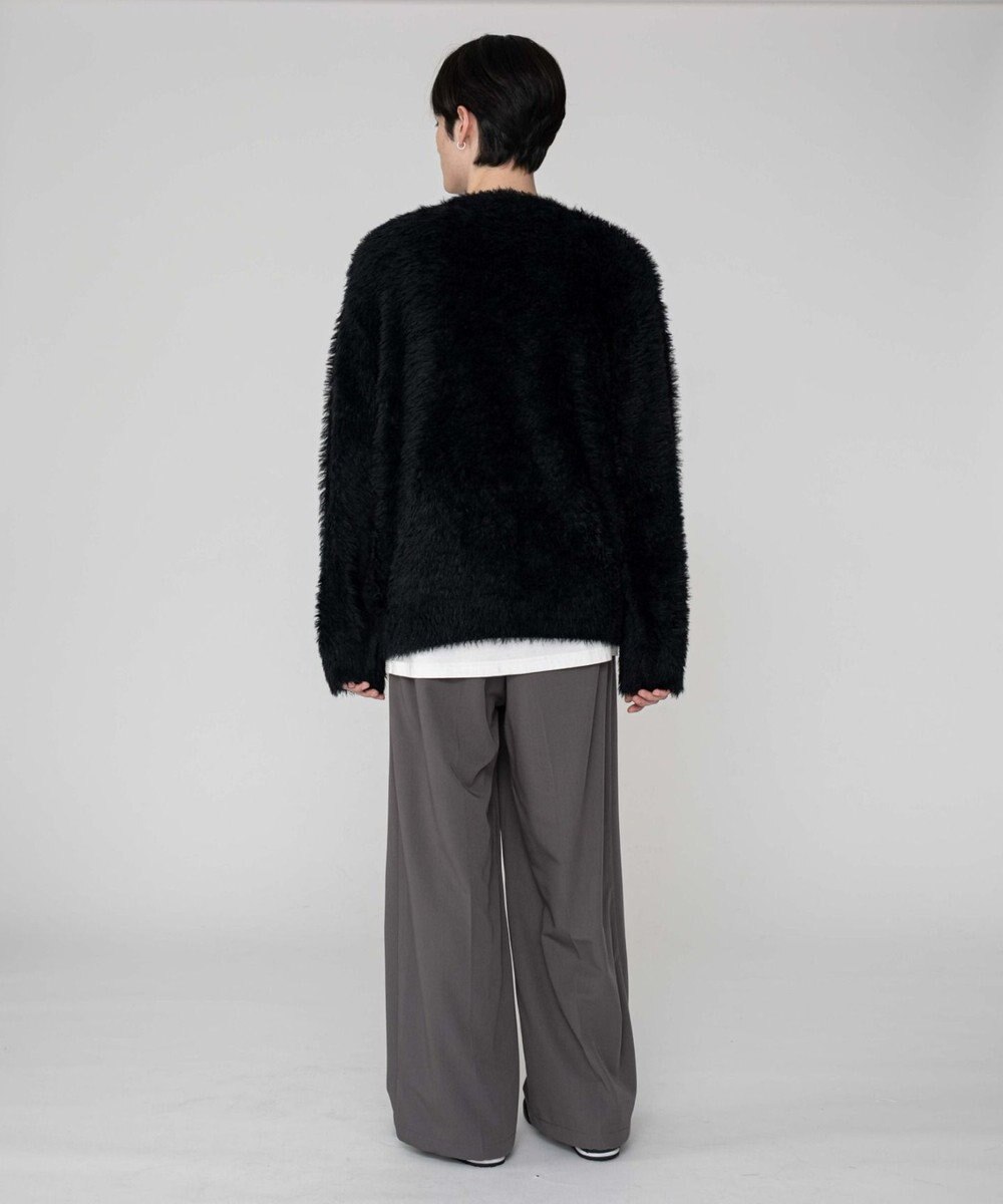 WEGO 【2025秋冬新作/ユニセックス着用ITEM/MLサイズ展開】フェザーニットプルオーバー 