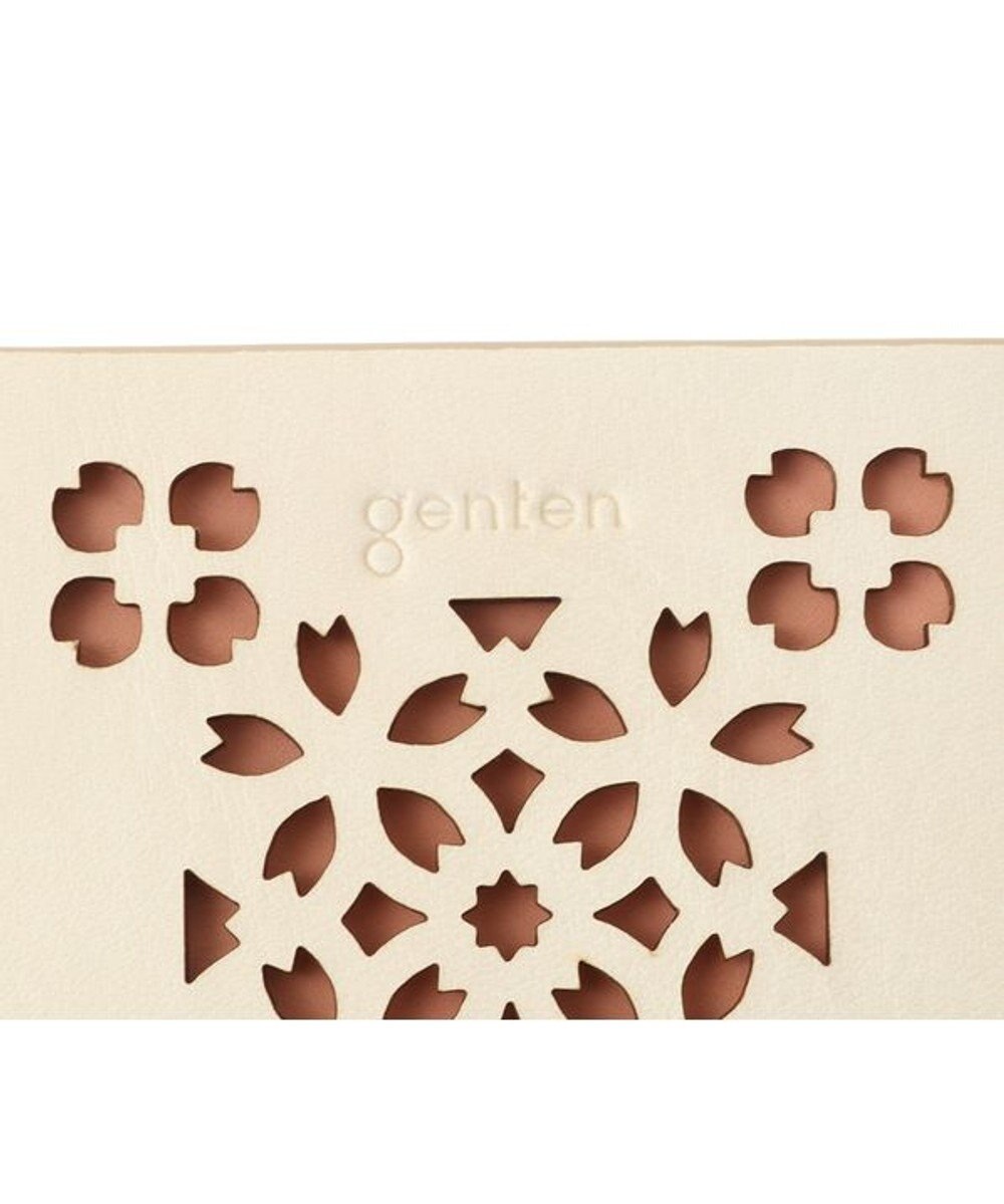 genten フラッターカットワーク パスケース 