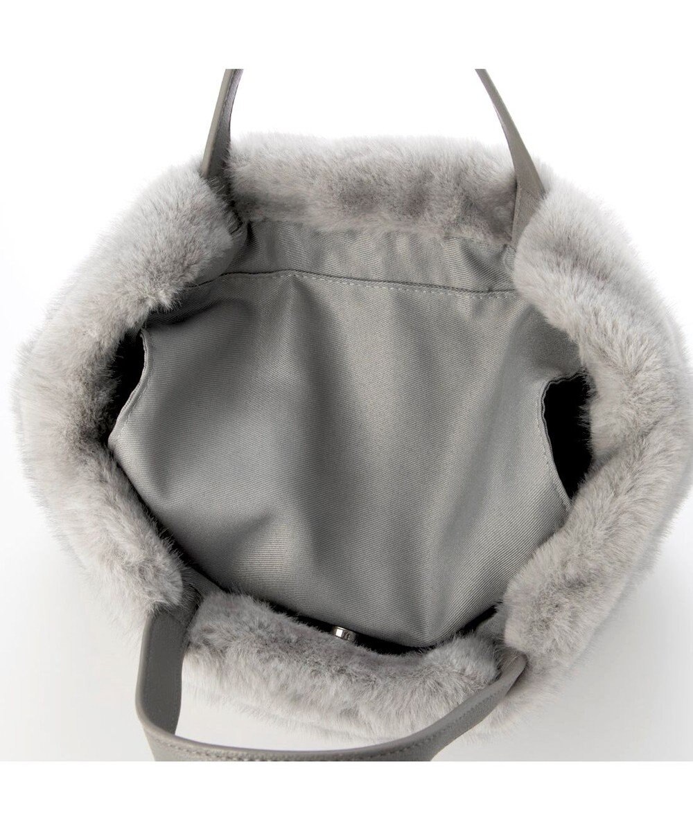 UNBILLION カシュカシュ cachecache / ミンク風ファーシンプルトート 