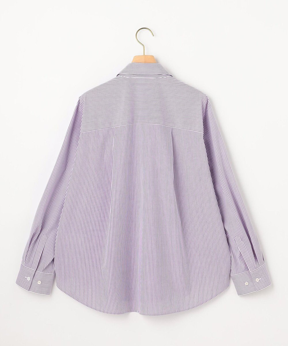 組曲 【加藤ローサさん着用】コットンタッチシャーティングボウタイ付き シャツ 