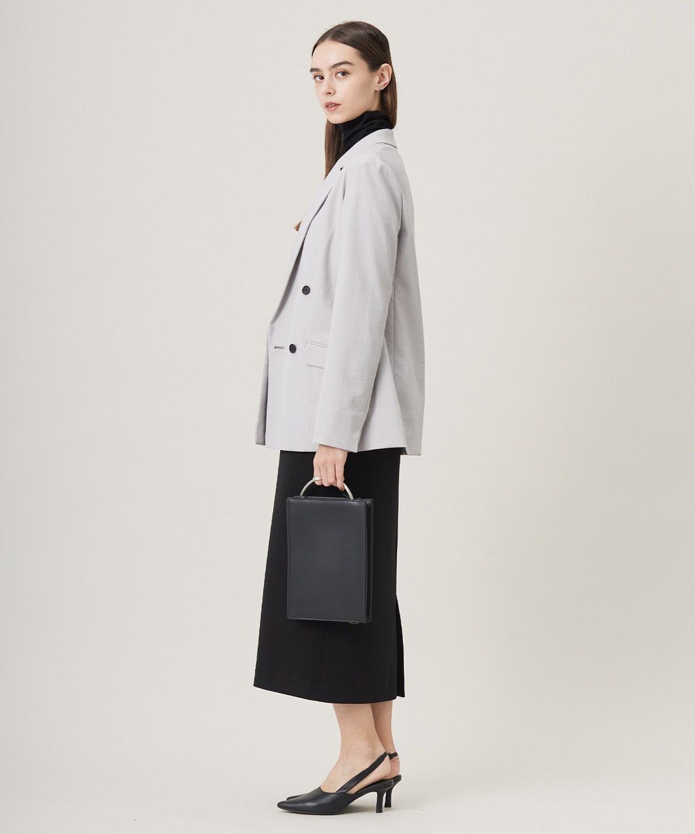 ICB 【接触冷感・UVケア・撥水・洗える】LooseWeave ダブルブレストジャケット 