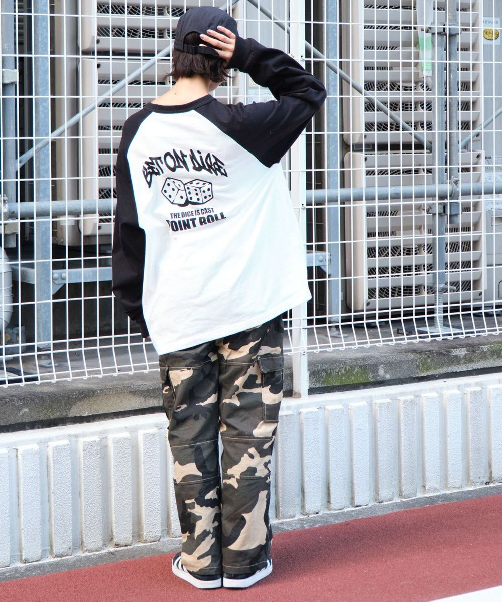 WEGO 【ユニセックス着用ITEM】ラグラングラフィックBIG　T（LS） 