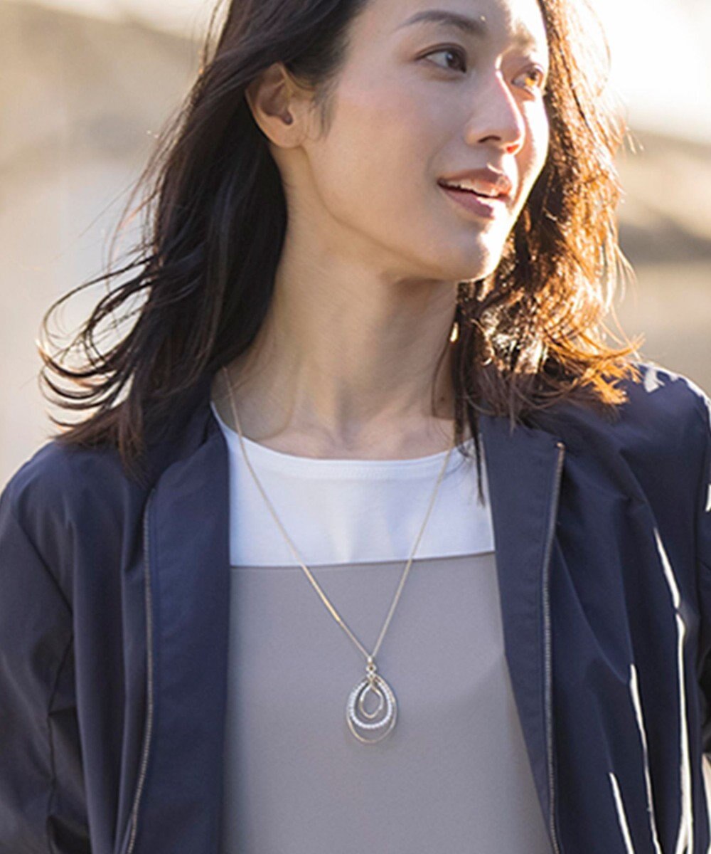 J.PRESS LADIES ドロップパール ネックレス 