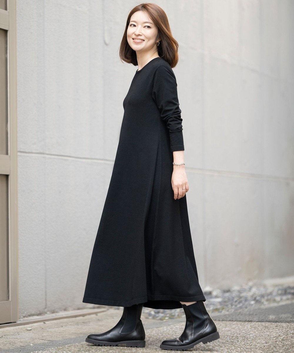 23区 S 【Sサイズ限定】ヴィスコースストレッチ フレアワンピース 