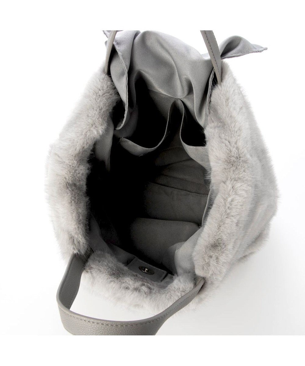 UNBILLION カシュカシュ cachecache / ミンク風ファーシンプルトート 