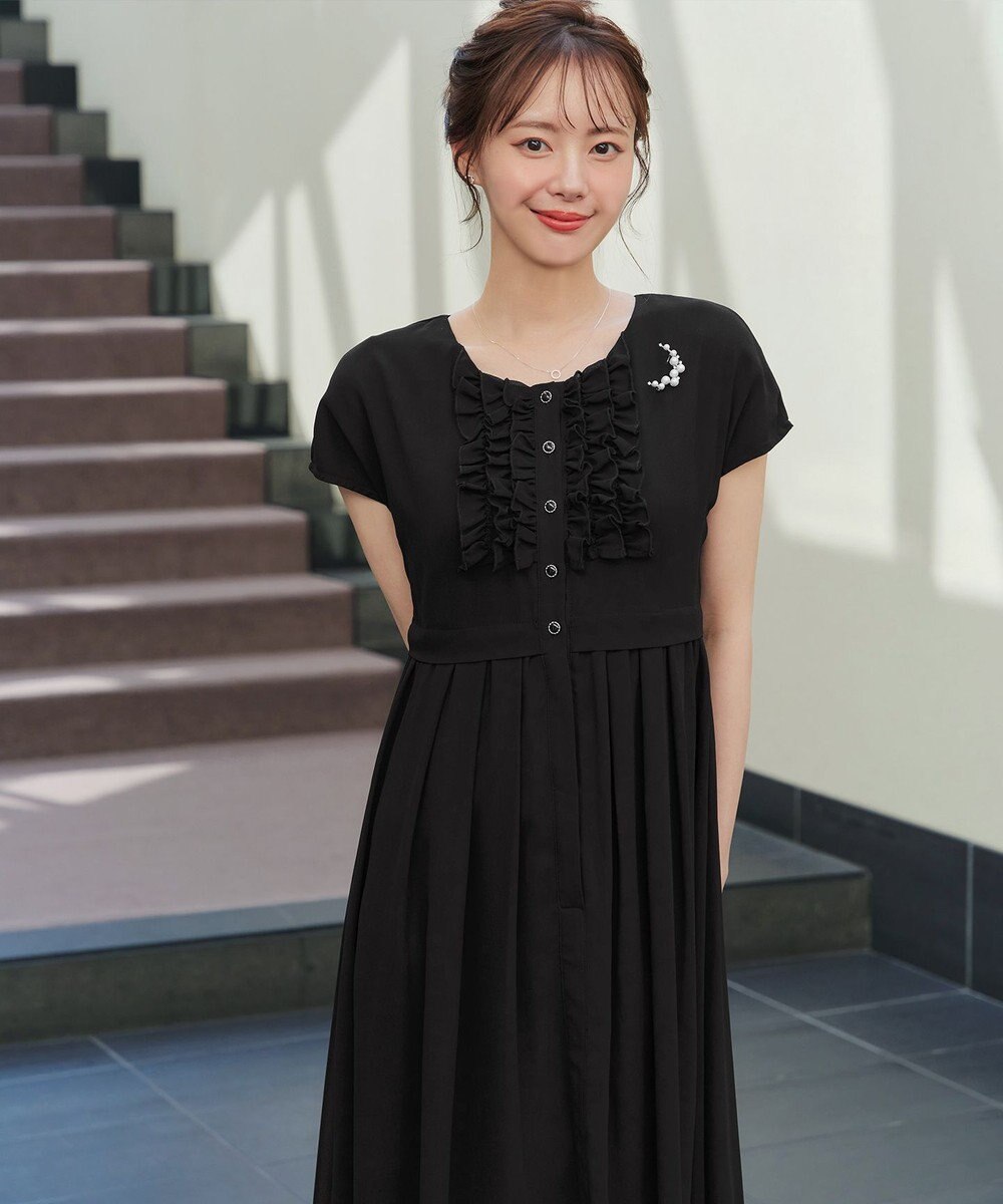 Tiaclasse L 【洗える】フリルワンピース 