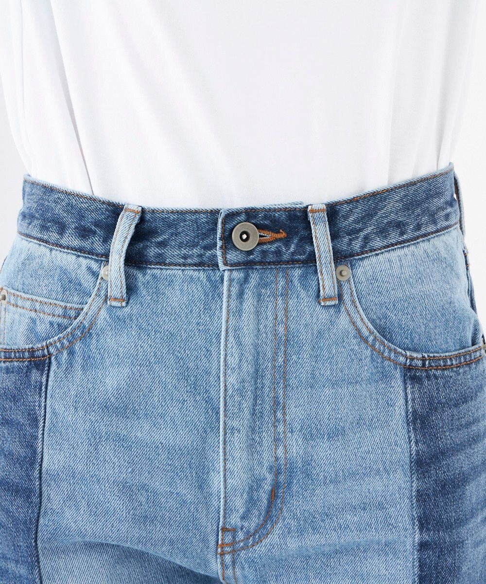 OP／FILA 【OP】美脚パッチワークデニム 