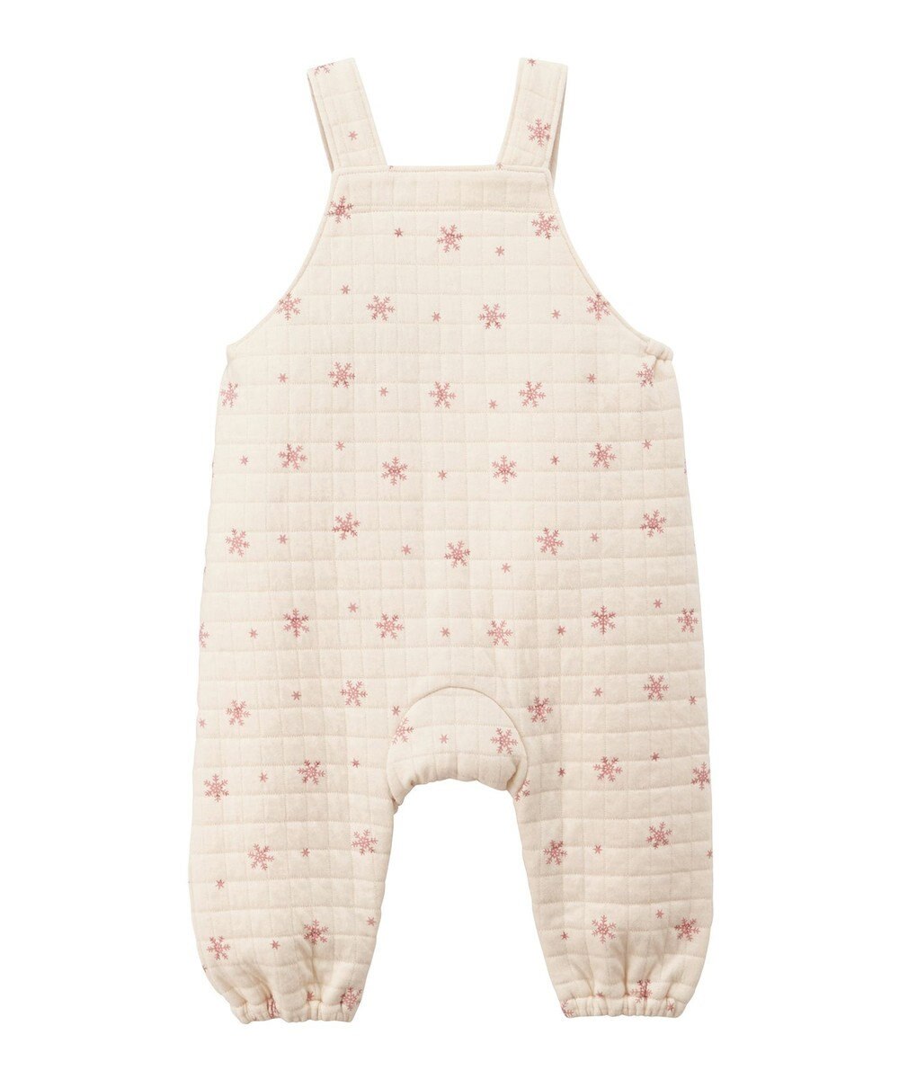 MIKI HOUSE HOT BISCUITS キルト素材 オーバーオール＆Tシャツギフトセット【BOX付き】 