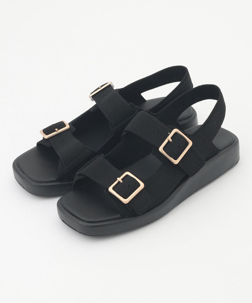 steppi 【洗える】バックルベルト サンダル 
